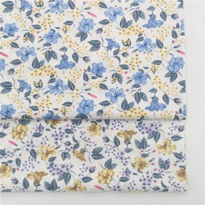 China Breathable Morning Glory Cotton Twill Fabric , Making Cotton Bedding Handmade Pajamas Bag Liner Fabric for sale