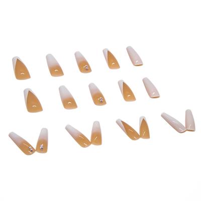 China Easy apply new style nail wearing detachable nail European and American finish female patch for sale