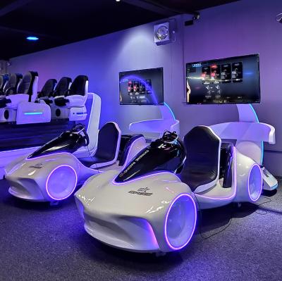 China Fiberglass Online Multiplayers Franchise Racing Game Machine Leke 9d VR Driving Simulator for sale