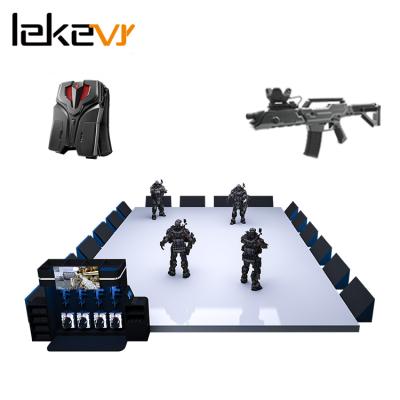 China Mall One Stop Solution Vr Experience Standing Space Gun Shooting 9D Vr Games Simulator For Vr Arena for sale