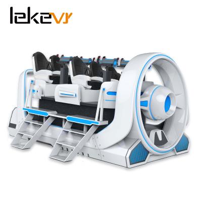 China Amusement Park Leke Vr Theme Park Manufacturer Shooting Game Machine 9D Vr Cinema 6 Seats Vr Cinema For Family Theater for sale