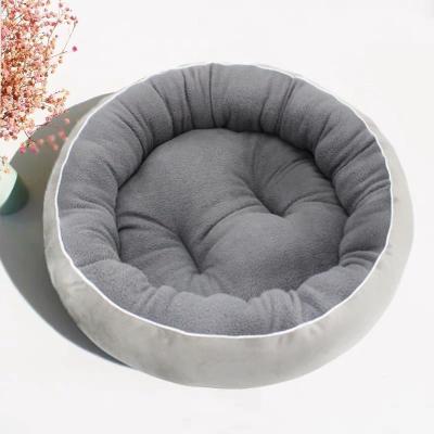 China Universal Dog Bed Super Soft Soft Striped Color Luxury Dog Bed Four Seasons Pet Heating Bed for sale