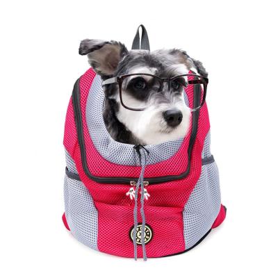 China Durable Portable Dog Travel Backpack Outing Backpack Breathable Dog Travel Bag for sale