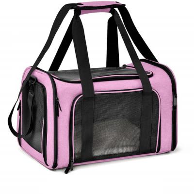 China Viable Portable Pet Bag Travel Outing Backpack Breathable Pet Travel Bag for sale