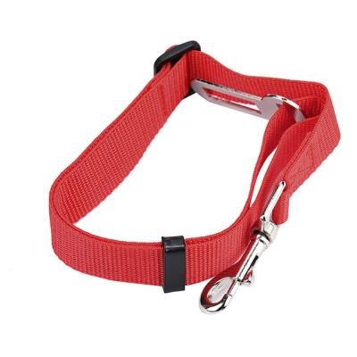 China Personalized Pet Accessories Leash For Car Dog Safety Restraints Dog Leash Nylon Seat Belt for sale