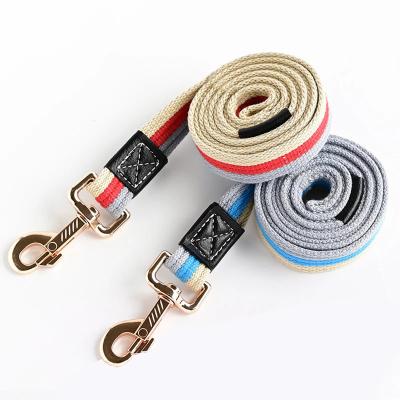 China Personalized Pet Leash Canvas Pet Training Rope Medium Large Dogs Dedicated Rope Pet Leash for sale