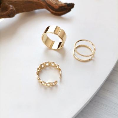 China Hip-hop European and American opening personality fashion adjustable joint Ring Cold Wind Niche Ring index finger jewelry women for sale