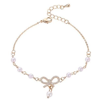 China All-match Friendship Bead Jewelry Bracelet Korean Style Micro-inlaid Butterfly Bracelet Women Korean Version for sale