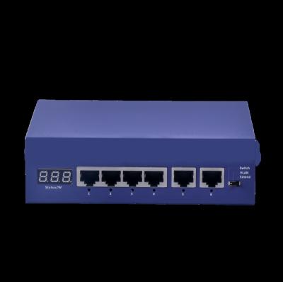 China POE factory price poe extend switch 6 port PoE Ethernet 10/100/1000 for SIP/IP speaker for sale