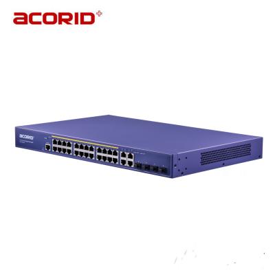 China POE VLAN Support 4*GE Combo 24 Ports Full Managed Gigabit L2 Managed Switch For IP Camera for sale