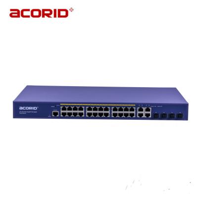 China LACP ACORID 4*GE Combo 24 Ports PoE Trunk Managed Switch For IP Camera for sale