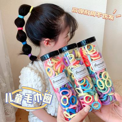 China Cute Girl's Hair Seamless Rope High Elasticity Hair Accessories Children's Elastic Band Without Hurt Hair Children's Hair Clip for sale