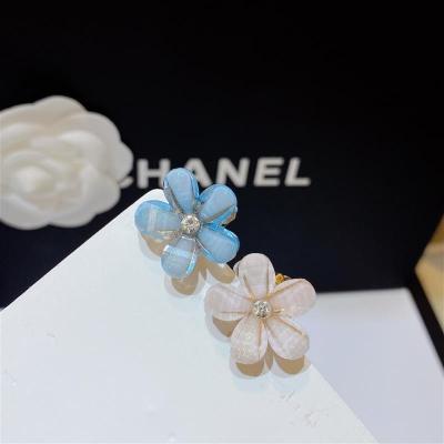 China Children Accessories Crystal Sausage Temperament Hair Adult Accessories New Small Hair Spring Shark Clip And Camellia Flower Clip Summer Lovely for sale