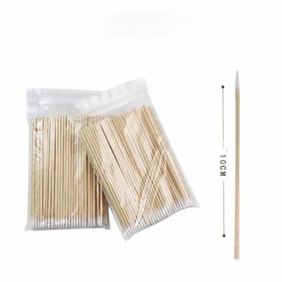 China High Quality Disposable Sharp Cotton Pads Adult Tattoo Tattoo Cotton Swabs For Makeup Stick Wooden Cotton Pad for sale