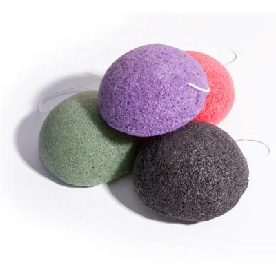 China All Natural Hot Selling Japanese Natural Konjac Facial Sponge Cleansing Sponge Konjac Makeup Konjac Sponge for sale