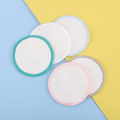 China Biodegradable Bamboo Cotton Pads Makeup Remover Pads 100% Natural Eco-friendly Facial Cleansing Pads for sale