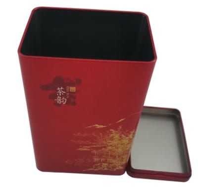 China High Quality Food Metal Tea Tins Printing Custom Food Grade Tea Canister Coffee Tea Canister Empty Canister for sale