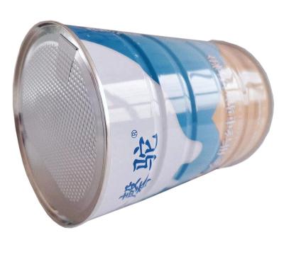 China Food Tinplate Seasoning Tin Cans Mini Tin Can For Salt And Pepper Food Spice Milk Powder Round Tinplate for sale