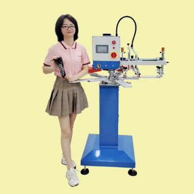 China Rotary Workable Silk Screen Label Screen Printing Machine For Garments for sale