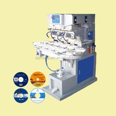 China CD/DVD cd/dvd pad printing machine maker 4 color dvd printing for sale