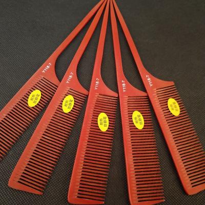 China Z-27 Salon Hairdressing Anti-Static Comb Handmade Bakelite Comb For Salon Use for sale