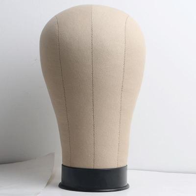 China Wholesale Display Wig Caps Canvas Head Mannequin 23