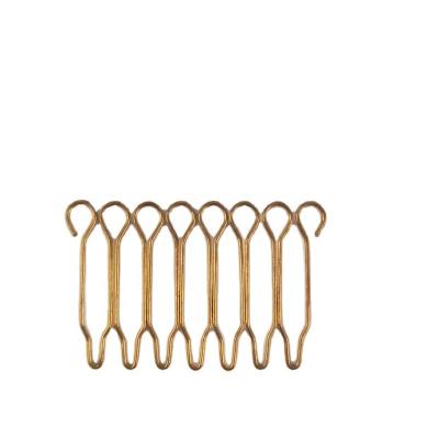 China 4,5,6,7 Teeth Copper Wig Comb Clips Metal Hair Combs For Making Wigs Clips for sale