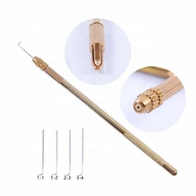 China For making lace wigs hairpiece and lace closure G-1 airing needle, airing needles for lace wigs net needle, skin needle made in Korea for sale