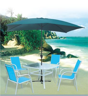 China Modern Outdoor Promotional Market Umbrella Patio Rectangle 2*3 Pole Beach Pool Umbrella Center Commercial Offset Uv Sunshade for sale