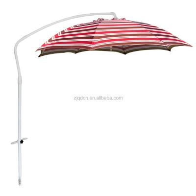 China QINDA Le Papillon Outdoor Furniture Patio Umbrella Outdoor Beach Umbrella red+white+coffee for sale