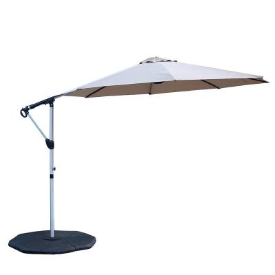 China Outdoor Furniture QINDA Le Papillon Offset Hanging Patio Umbrella for sale