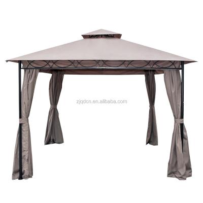 China Polyester Qinda Le Papillon 10' x 10' Folding Gazebo Canopy Party Tent with Removable Curtains for sale