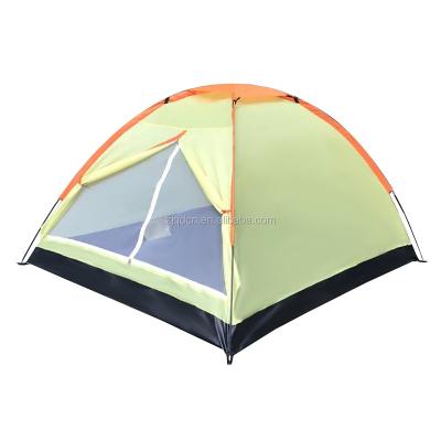 China Qinda Good Quality Fiberglass Outdoor Leisure 2 People Waterproof Camping Tent for sale