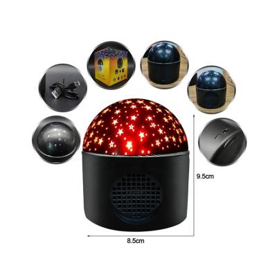 China Portable Hot Selling Crystal Magic Ball RGB Car Roof Rotating Starlight for sale