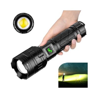 China Hot Selling Zoomable USB Power LED Torch Camping Rechargeable Aluminum Tactical Flashlight For Night Riding for sale