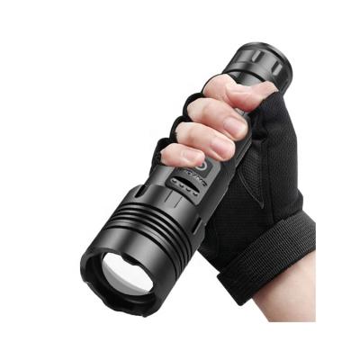 China Hot Sale USB Zoom Torches Camping Rotating Portable High Power LED Rechargeable Flashlight for sale