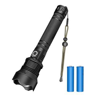 China Red and White High Lumen P70+ Low COB Beam Light P50 LED Electric Display USB Rechargablehigh LED Light Strong Light Portable Outdoor Tactical Flashlight for sale