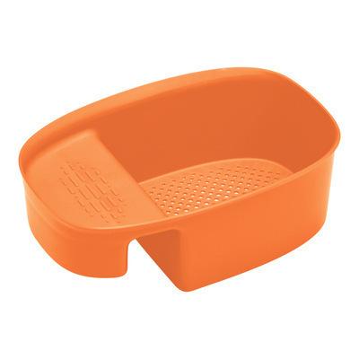 China Viable Kitchen Waste Sink Drainage Basket Household Fruit and Vegetable Cleaning and Storage Saddle Shaped Basket for sale