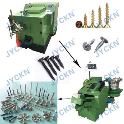 China Building Material Stores Screw Digging Machine Screw Thread Rolling Mill Machine Self Drilling Screw Machine / Self Tapping Screw for sale