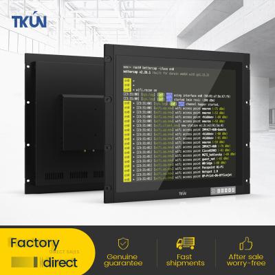 China TKUN 19 Inch Aluminum Alloy IP65 Dustproof and Waterproof Panel Rack-mounted Industrial Touch Display   TK190XGA for sale