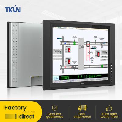 China 17 Inch Embedded Industrial HD Resistance Touch Screen Anti-Electromagnetic Interference Monitor V170XGA for sale