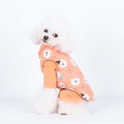 China Sustainable Double Sided Wearable Dog Quilting Cute Clothes Winter Dog Jacket for sale