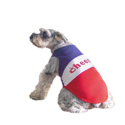 China Polyester Dog Vivid Basketball Vest Custom Worry Windproof Vests For Dogs for sale