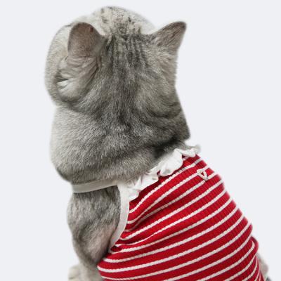 China Stocked Eco Friendly Dog Vest Dog Material Customized Plain Striped Vest for sale