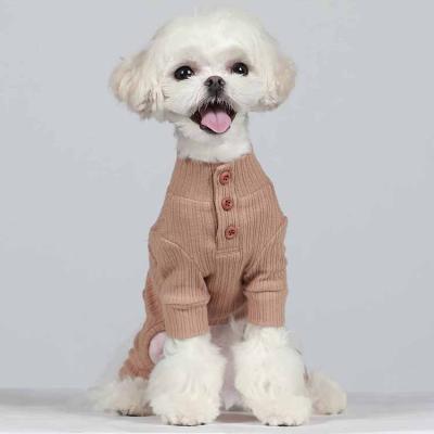 China Sustainable Winter Pet Clothes Cotton Dog Sweater Luxury Dog Jumper Sweater for sale