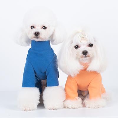 China Durable Four Legged Bottom Onesie Spring Double Sided Sanding Pet Clothes Shirt For Pet for sale