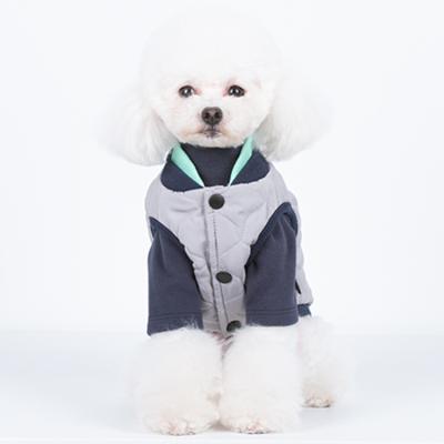 China Sustainable Dog Fashions Pet Clothes Winter Pet Plaid Dog Vest With Buttons for sale