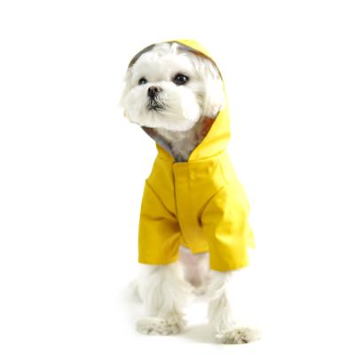 China Sustainable Easy Clean Pet Full Body Dog Waterproof Four Legged Raincoat With Legs for sale