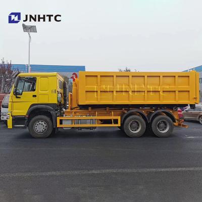 China Collect and Transport Heavy Duty Sinotruk 20tons Hook Lift Arm Garbage Collection Truck Garbage Dump Truck with Container for sale