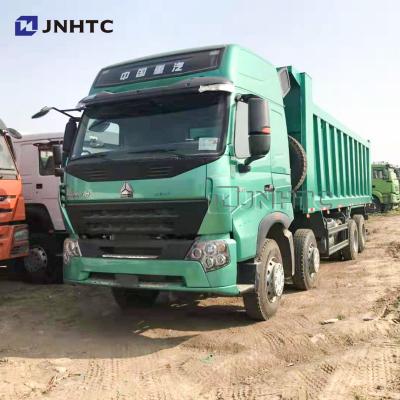 China new used sinotruck HOWO A7 8X4 33ton 45 ton 420hp dump truck volquete mining dump truck for sale in Uganda > 8L for sale